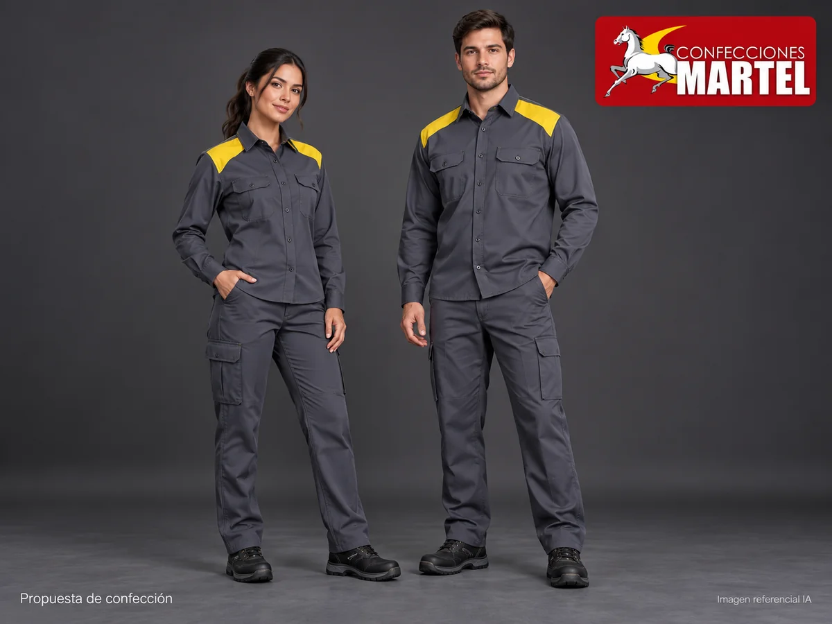 Propuesta visual de ropa de trabajo para minería