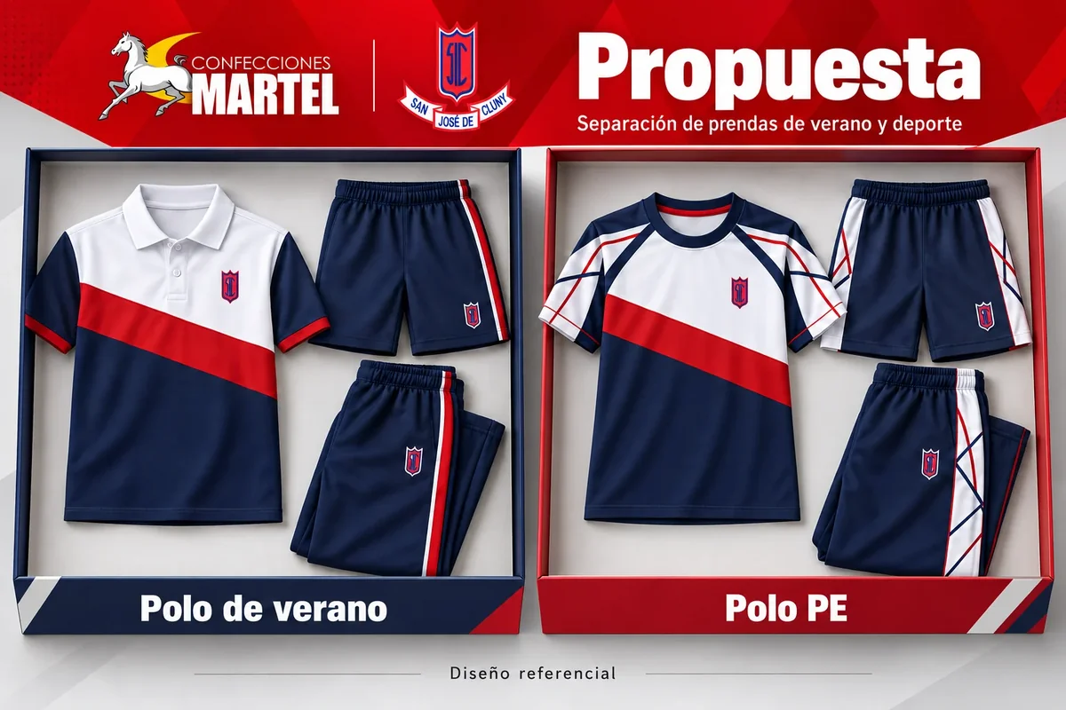 Propuesta Martel: separación de prendas de verano y deporte con referencia San José de Cluny — Barranco en Barranco