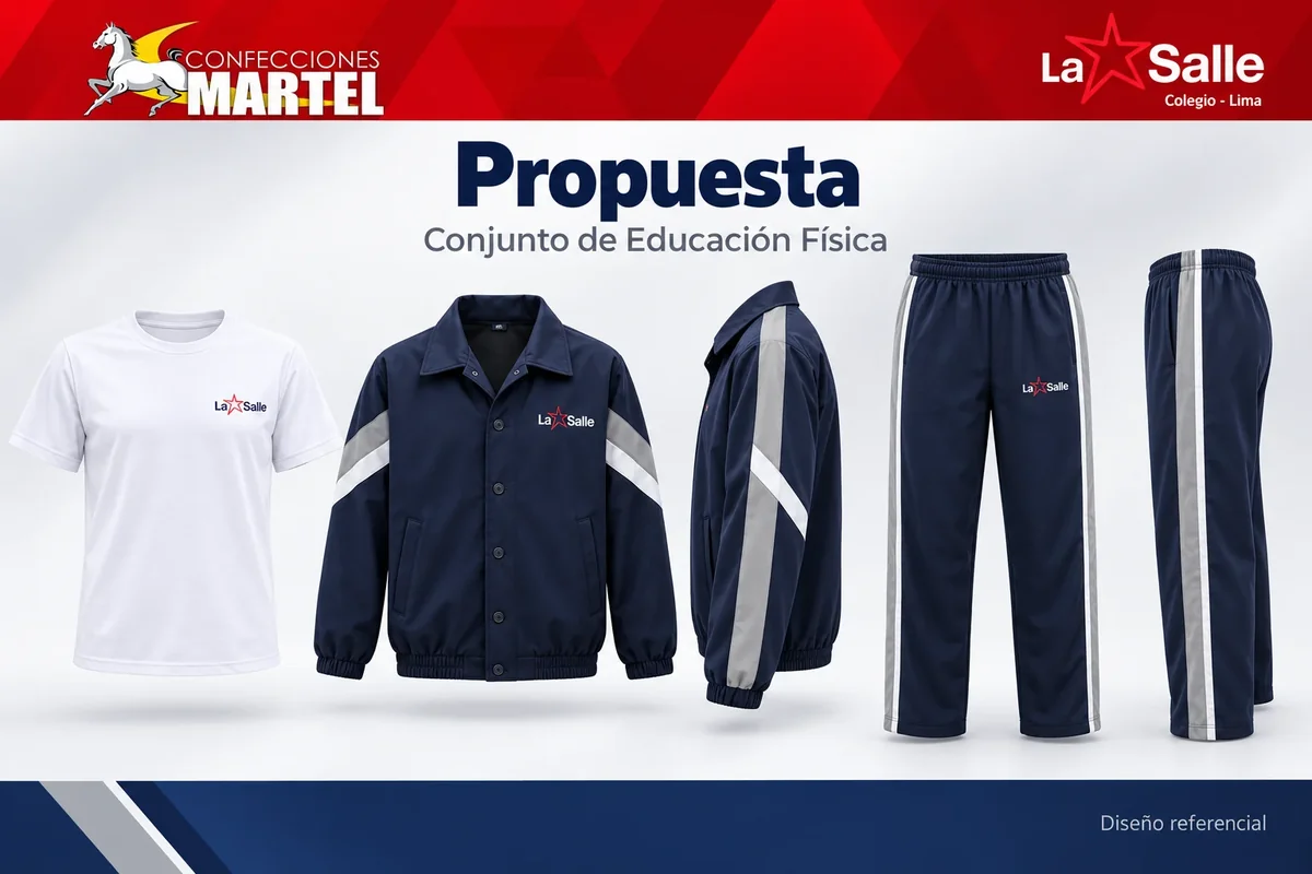 Propuesta Martel: conjunto de educación física con referencia La Salle Lima — Breña en Breña