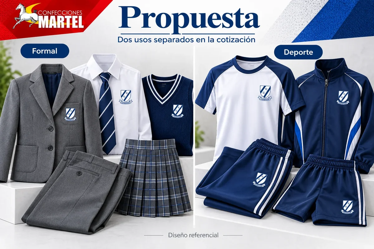 Propuesta Martel: dos usos separados en la cotización con referencia Cambridge College Lima en Chorrillos
