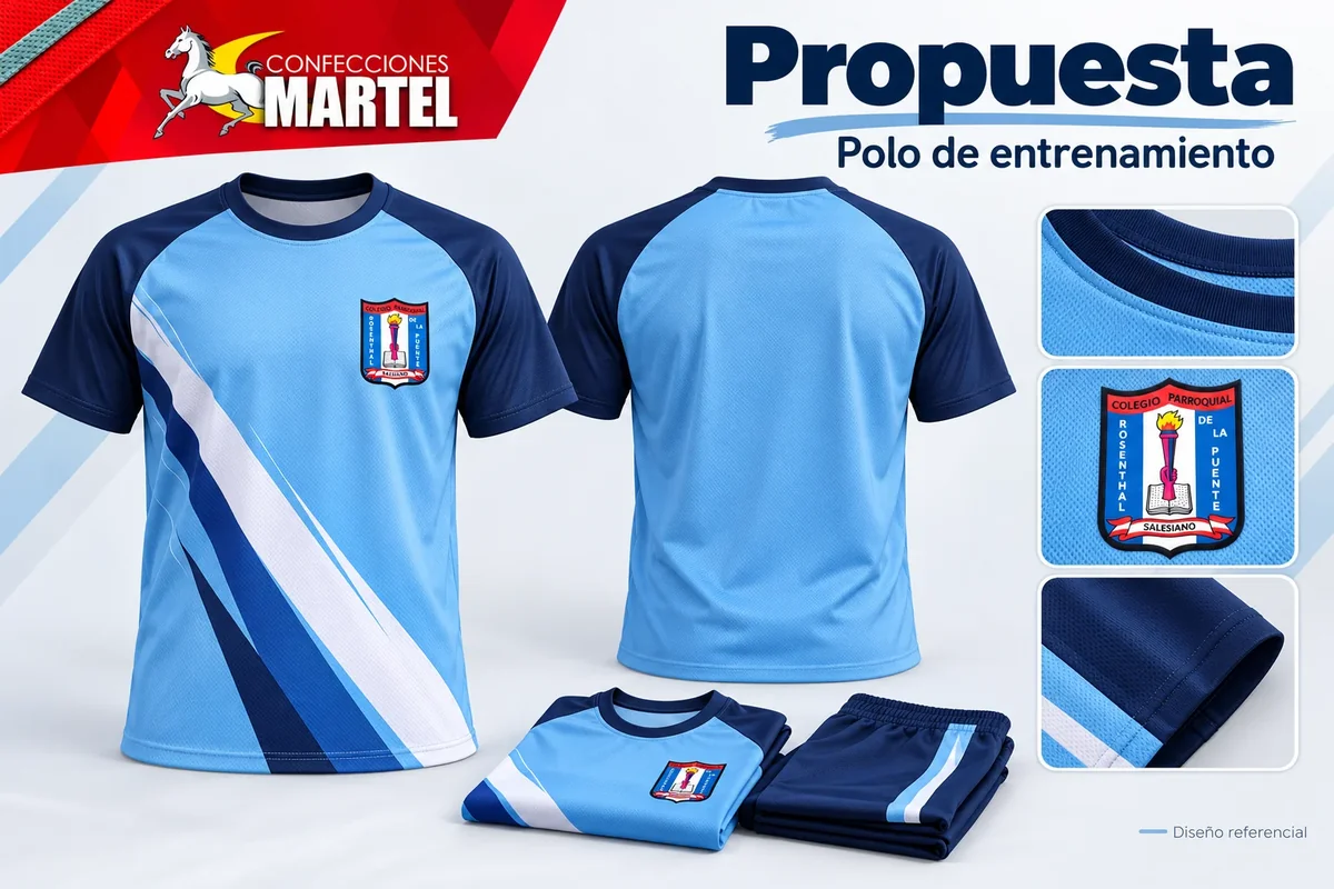 Propuesta Martel de polo de entrenamiento con referencia Colegio Salesiano Rosenthal de la Puente en Magdalena del Mar