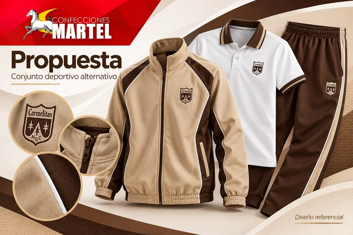 Propuesta Martel de conjunto deportivo alternativo con referencia Colegio Nuestra Señora del Carmen Carmelitas en Miraflores