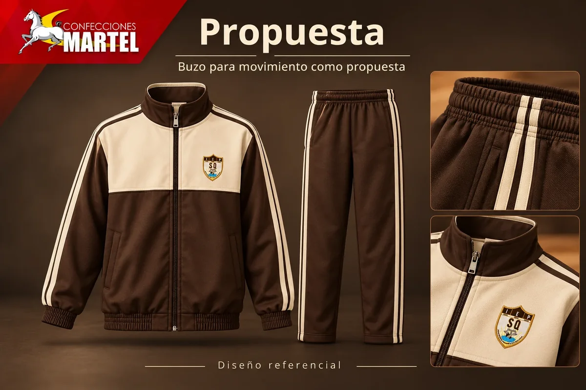 Propuesta Martel: buzo para movimiento como propuesta para referencia Sor Querubina de San Pedro en Surquillo