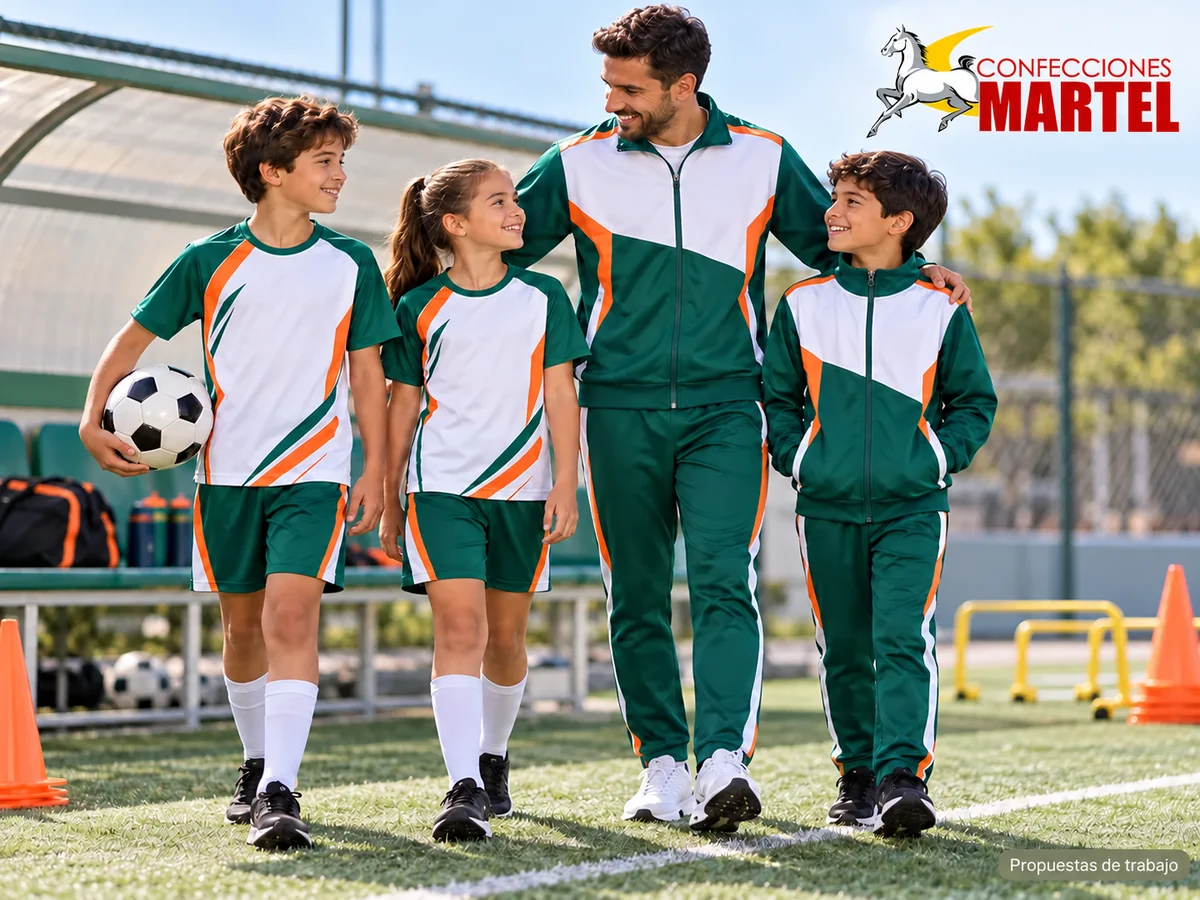 Propuesta ilustrativa Martel: dos modelos de camiseta y conjunto de entrada sobre niños vestidos.